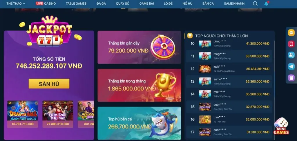 Lợi ích khi tham gia khuyến mãi vin7777 win